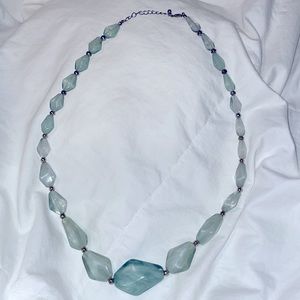 Milky Green Gem Necklace